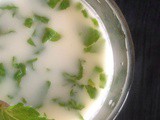 Spiced Buttermilk | Pudina Chaas Recipe | Mint Chaas Recipe