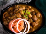 Chole recipe , Punjabi chole bhatura recipe