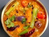 Kerala Style Sambar Recipe in English | Traditional Kerala Vegetable Sambar