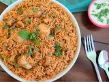 Raju gari kodi Pulao also known as Andhra Chicken Pulao