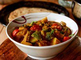 Aloo capsicum curry | dhaba style aloo shimla mirch