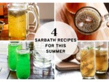 Must try 4 sarbath recipe for this summer | sarbath