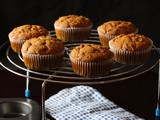 Wheat apple cupcake recipe | Eggless Muffins