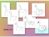 How to draw a swan