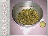 Sprouts Masala Sundal (முளைகட்டிய பச்சைப்பயிறு சுண்டல்)