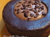 Brownie Cake with Mocha Almond Fudge Cream