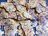 Carrot Ginger Flax Crackers (Gluten Free)