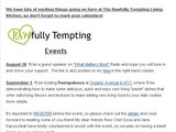 Rawfully Tempting Newsletter and Feature Article