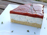 Cheesecake salé ail et fines herbes