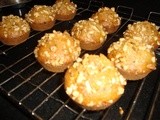Apple Bran Walnut muffin