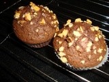 Choco walnut muffin