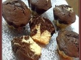 Choco-Vanilla Marble Cupcakes for my valentines