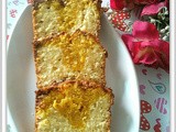 Coconut Lemon Loaf with nut topping