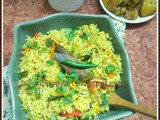 Poila Baishakh celebration with Veg Pulao and Chicken Kasha