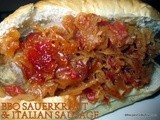 Bbq Sauerkraut and Italian Sausage Bake