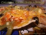 Easy Chicken Enchilada Nachos
