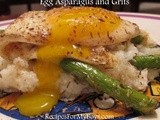 Egg Asparagus and Grits
