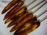 Grilled  baby corn