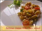Bbq smoked chicken Pasta | Tikka macaronis Recipe