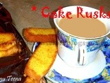  Cake Rusks  : Cake Recipes, Tea Cakes