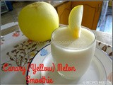 Canary Melon Shake | Yellow Melon Smoothie