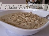 Chicken Broth Savory Oatmeal | Healthy Breakfast ideas