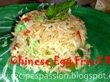Chinese Egg fried rice : Fried rice recipe for kids