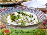 Cucumber Mayonnaise Dip | Easy Dip Mayo