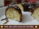 Poke bundt cake with Chocolate Frosting