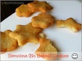 Semolina Cookies | No Bake Eggless Cookies