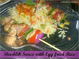 Shashlik Gravy with Fried Rice | Chicken Shashlik Sauce