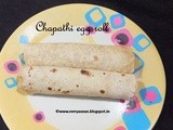 Chapathi egg roll