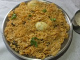 Egg biriyani Tamilnadu style