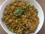 Long beans with moong dal