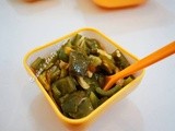 Capsicum pickle (instant)