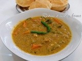 Green chilli veg curry