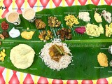 Kerala sadya/ Ona sadya