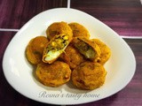 Stuffed egg fry (Joy From Fasting To Feasting- x)