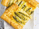 Asparagus Tart with Puff Pastry