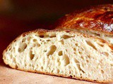 Beginner's No Knead Sourdough Bread