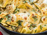 Chicken Alfredo Ravioli