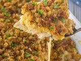 Chicken, Stuffing, & Swiss Cheese Casserole