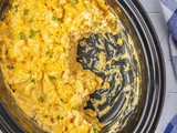 Corn and Macaroni Casserole in the Crockpot