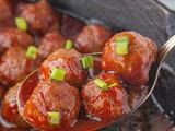 Cranberry Sauce Meatballs