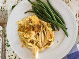 Creamy Slow Cooker Chicken and Stuffing Casserole