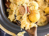 Crockpot Kielbasa Sauerkraut and Potatoes