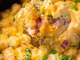 Crockpot Tater Tot Breakfast Casserole