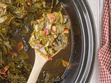 Easy Crock Pot Southern Collard Greens with Bacon