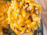 Easy Crockpot Cheeseburger Macaroni Casserole Recipe