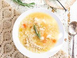 Ginger Chicken and Rice Soup